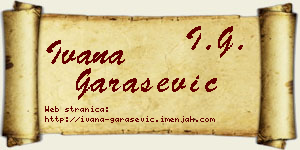 Ivana Garašević vizit kartica